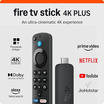 Amazon Fire TV Stick 4K, Alexa Voice Search, Cinematic 4K streaming with HDR10+, Wi-Fi 6, Dolby Vision/Atmos|B0CJLMSPXH