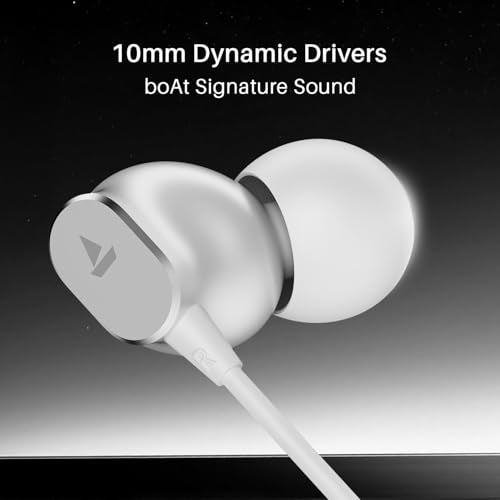 Boat Bassheads 90C Earphone (Black)|B0FV8MDK27