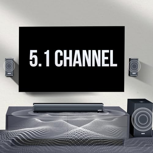Mivi Fort Hip-Hop 6000 Home Theatre [2025 Latest Launch], 600 Watts Soundbar with cinematic sound, 5.1 Channel, Multiple EQ & Input Modes, BT v5.3, Remote Accessibility, Made in India Sound bar for TV|B0F8ZGL8HQ