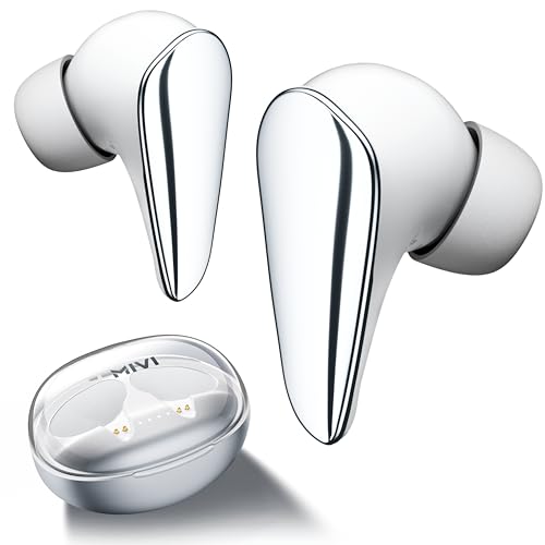 Mivi DuoPods i7 in Ear Ear Buds Wireless -The 3rd Dimension of Sound with 3D Soundstage, High Fidelity Drivers, Advanced Audio Codec for Lossless Audio Earbuds, Made in India - Nalanda Enterprises