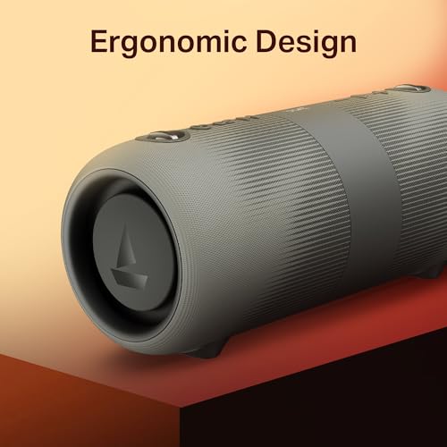 Boat 2025 Launch Stone 1200 Pro, 60W Boat Signature Sound, 76.2mm Drivers, TWS,7.5H Battery, Built-in Mic, Carry Strap,IPX6, Bluetooth Speaker, Wireless Speaker, Portable Speaker (Twilight Black)|B0FLYDHYY4