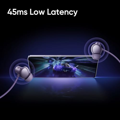 realme Buds Wireless 5 ANC in Ear Bluetooth Headphones,50dB ANC, 13.6mm Dynamic Bass Driver,360° Spatial Audio,45ms Low Latency,Upto 38hrs Playback,IP55 Rating,Dual Device Connection (Midnight Black)|B0DNPWJLQC