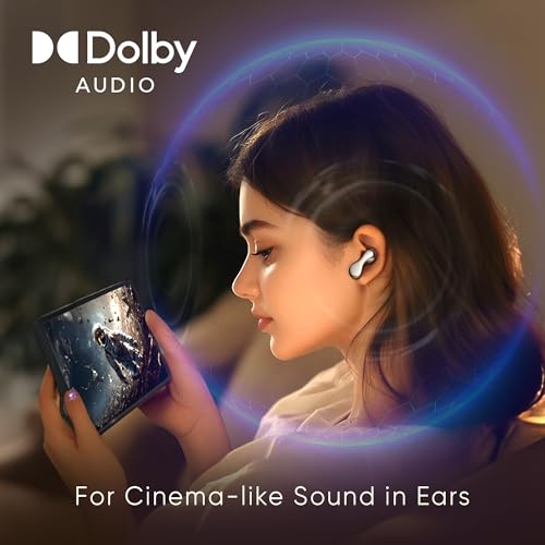 Mivi SuperPods Immersio[Flagship Launch] | Dolby Audio, 3D Soundstage, 60H Battery, AI-ENC Mic, BT 5.4 | Ear Buds Wireless with Deep Bass, Fast Charging, in-Ear Bluetooth Earbuds|B0DCFTKL92