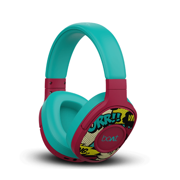 boAt Rockerz 550 | Over Ear Bluetooth Headphones with Upto 20H Playback, 50mm Dynamic Driver, 500mAh Battery - Nalanda Enterprises