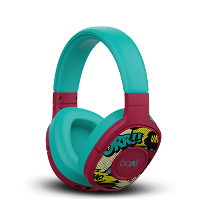 boAt Rockerz 550 | Over Ear Bluetooth Headphones with Upto 20H Playback, 50mm Dynamic Driver, 500mAh Battery - Nalanda Enterprises