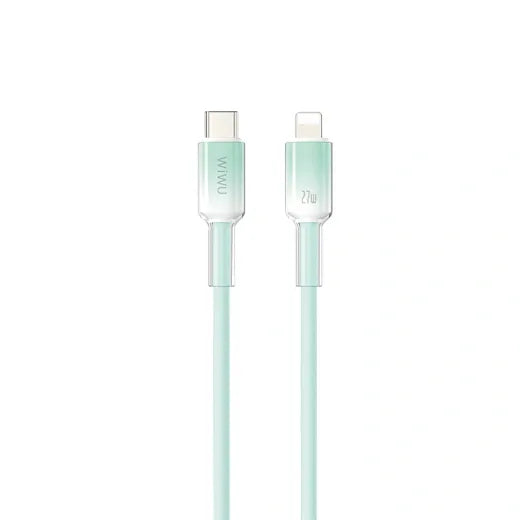 WiWU C062 Neolink USB-C to Lightning Silicone Cable, 1M Green