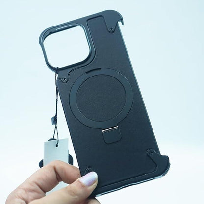CASE CLUB Back Cover Case for iPhone 15 Pro Max Soft Flexible Shockproof Protective Pivot Metal Matte Armor Kickstand Case - Nalanda Enterprises