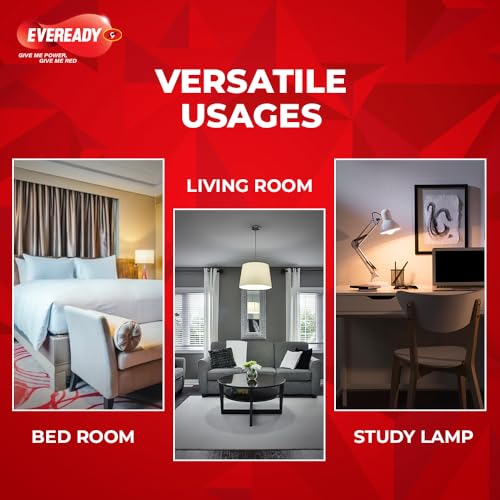 Eveready 18W LED Bulb | 1800 Lumen | 4KV Surge Protection | Long Life & Low Maintenance | BIS Certified | 1 Year Warranty | 100 Lumens Per Watt | Cool Day Light (6500K) | B22 | Pack of 2|B0759SHFNT