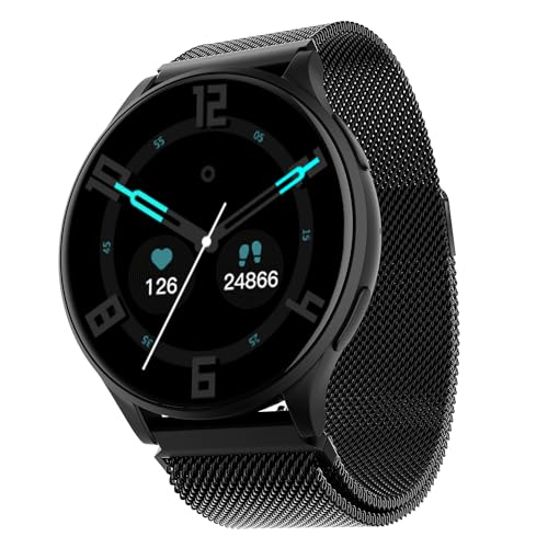 boAt Lunar Orb w/ 1.45" (3.6 cm) AMOLED Display, BT Calling, DIY Watch Face Studio, Coins, Crest App Health Ecosystem, Live Cricket & Football Scores, IP67, Smart Watch for Men & Women(Active Black)|B0CG255D44