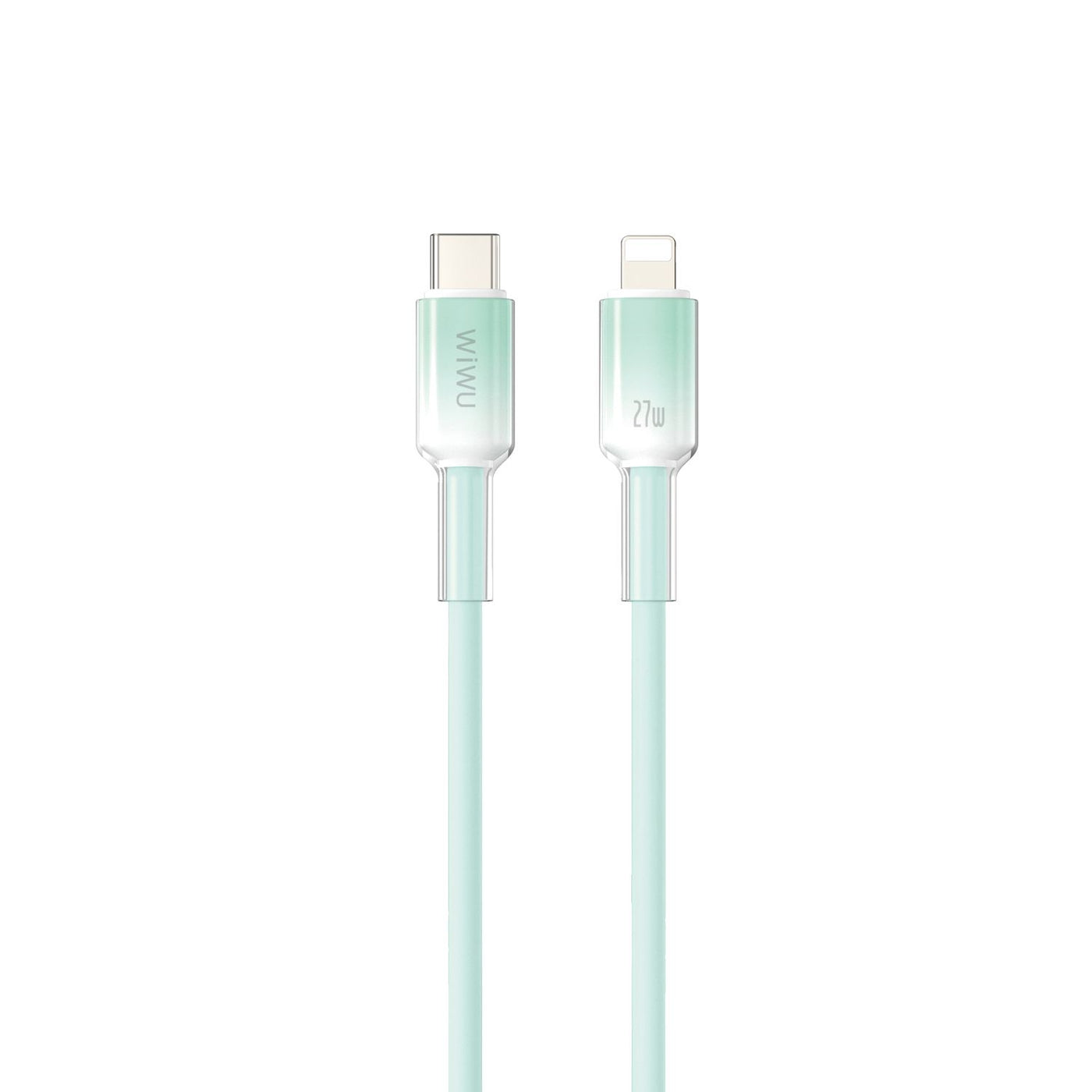 WiWU C062 Neolink USB-C to Lightning Silicone Cable, 1M Green