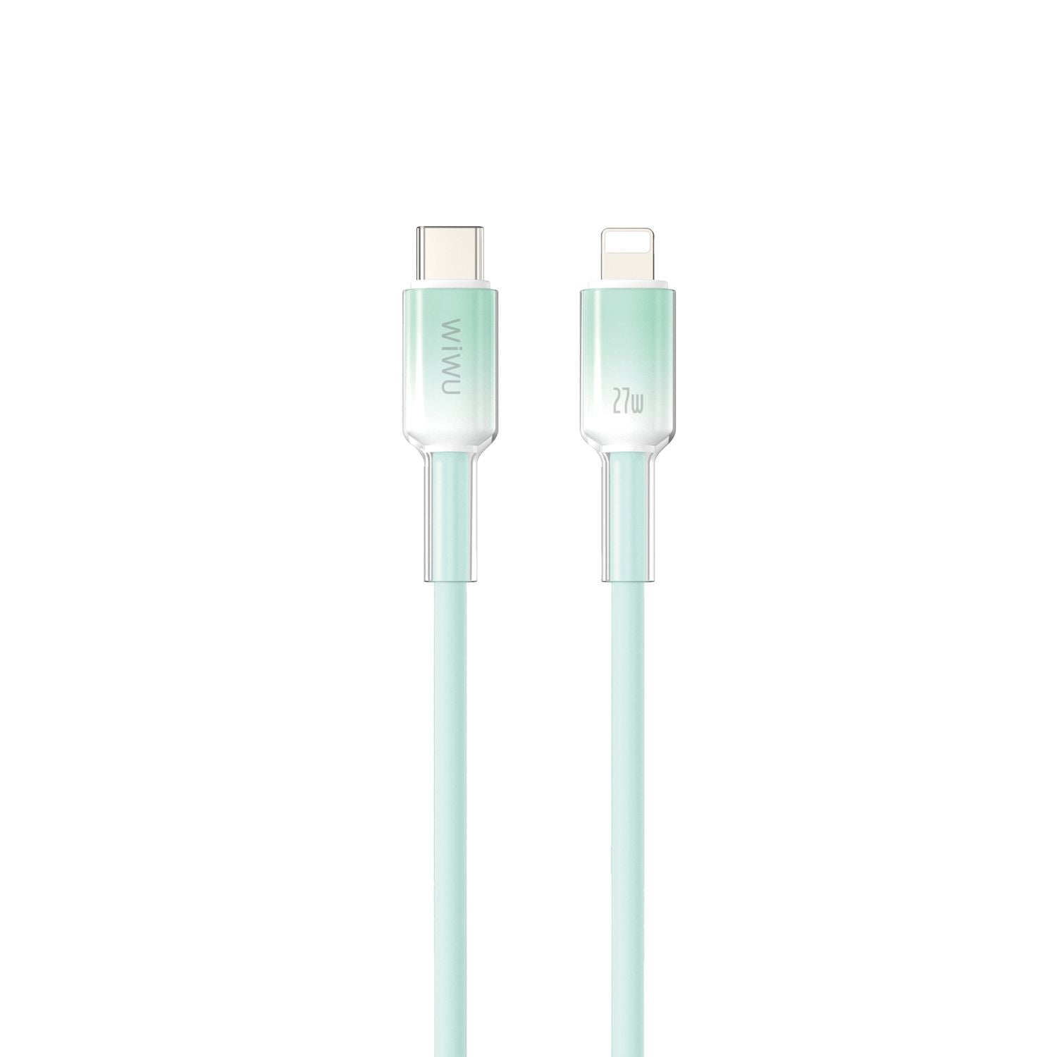 WiWU C062 Neolink USB-C to Lightning Silicone Cable, 1M Green