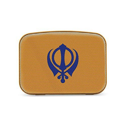 Saregama Carvaan Mini 2.0 Gurbani- Music Player with Bluetooth/FM/AM/AUX (Saffron Orange) - Nalanda Enterprises