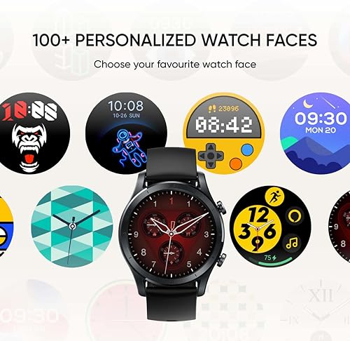 realme Smart Watch R100 (Black) | 1.32" HD Color Display | Bluetooth Calling & Sync Contacts | 100+ Watch Faces & Activity Tracking | Long Battery Life | Sleep & SpO2 Tracking | Slim Design | GPS|B0FS825XD9