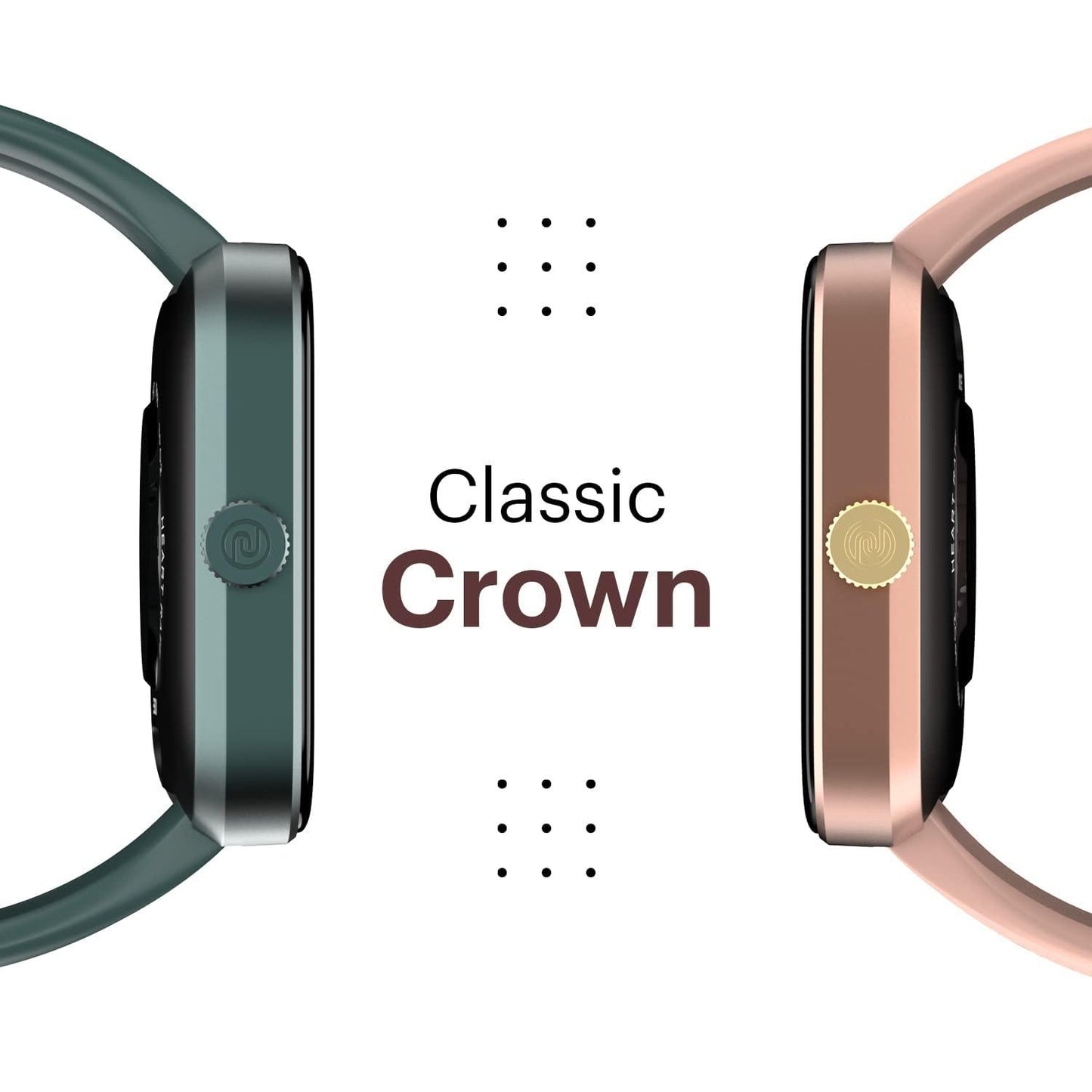 Noise New Macro Smart Watch with 2.0” HD Display,Metallic Finish BT Calling, Functional Crown, 7 Days Battery Life, Sleep Tracking, 200+ Watch Faces (Elite Black) - Nalanda Enterprises