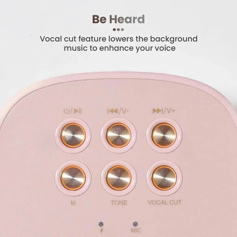 Toreto Jukebox Wireless Bluetooth Speaker 10W with Wireless Karaoke MIc IVoice Changing Feature | Deep Bass I USB I TWS I AUX I Outdoor Speaker with Carrying Strap - Nalanda Enterprises