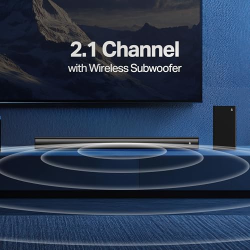 Boat 2025 Launch Aavante Prime 5.1 7050D, Dolby Audio, 700W Signature Sound, 5.1CH with Wireless Subwoofer & Wireless Satellites, Bluetooth Sound bar, Home Theatre Soundbar Speaker (Premium Black)|B0FLYD83H7