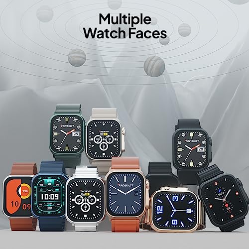 Fire-Boltt Gladiator + 1.96 AMOLED Display Luxury Smartwatch, Rotating Crown, 115+ Sports Modes & Bluetooth Calling, AI Voice Assistant, Gaming|B0C5MRZQXP