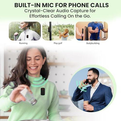Portronics Talk Three Wearable Bluetooth Speaker with Mic, Magnetic/Spring Clip-On, Upto 10Hours Playtime, IPX5 Water/Dust Resistant, Bluetooth 5.3v, Big Buttons, Portable Speaker with Microphone - Nalanda Enterprises
