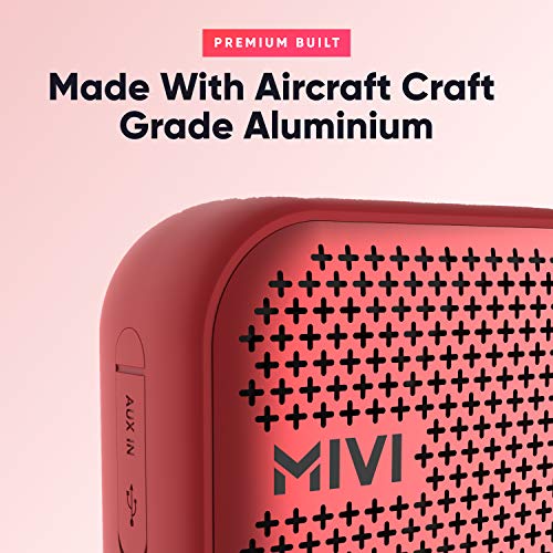 Mivi Roam 2 Bluetooth Speakers wireless-5W Portable Speaker,24 Hours Playtime,Powerful Bass, Wireless Stereo Speaker with Studio Quality Sound,Waterproof, Bluetooth 5.0 and in-Built Mic, Made In India|B08PGWDRDJ