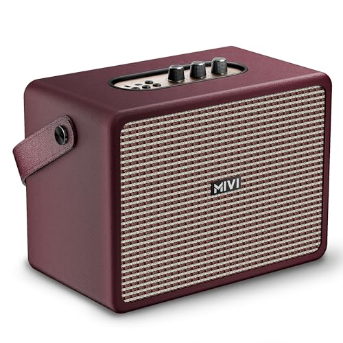 Mivi SuperBox Classic 120W Portable Bluetooth Speaker [New Launch] | Premium Sound with Built-in Subwoofer, Bass & Treble Control Knobs, AUX & USB Support | Made in India|B0FB44F3NZ