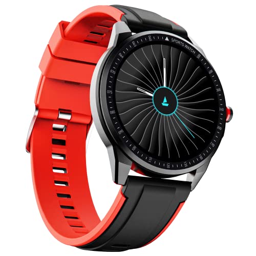 boAt Lunar Orb w/ 1.45" (3.6 cm) AMOLED Display, BT Calling, DIY Watch Face Studio, Coins, Crest App Health Ecosystem, Live Cricket & Football Scores, IP67, Smart Watch for Men & Women(Active Black)|B0CG255D44