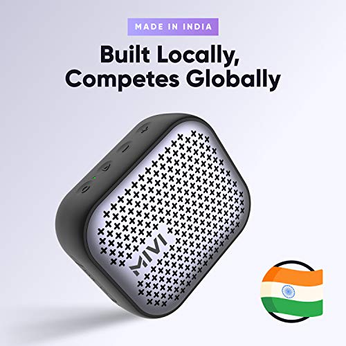 Mivi Roam 2 Bluetooth 5W Portable Speaker,24 Hours Playtime,Powerful Bass, Wireless Stereo Speaker with Studio Quality Sound,Waterproof, Bluetooth 5.0|B08PGYLCQB