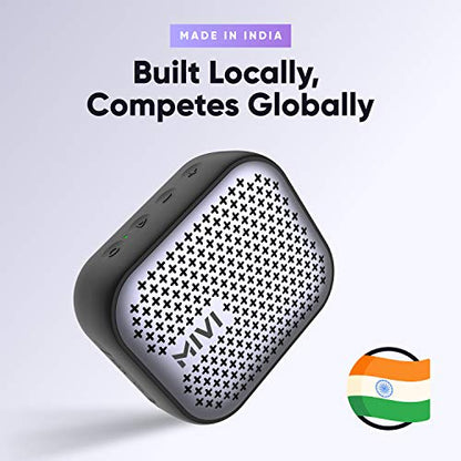 Mivi Roam 2 Bluetooth 5W Portable Speaker,24 Hours Playtime,Powerful Bass, Wireless Stereo Speaker with Studio Quality Sound,Waterproof, Bluetooth 5.0|B08PGYLCQB