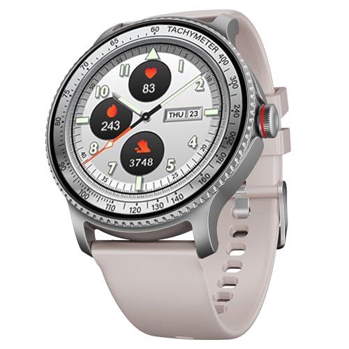 boAt Lunar Discovery w/ 1.39" (3.5 cm) HD Display, Turn-by-Turn Navigation, DIY Watch Face Studio, Bluetooth Calling, Emergency SOS, QR Tray, Smart Watch for Men & Women(Active Black) - Nalanda Enterprises