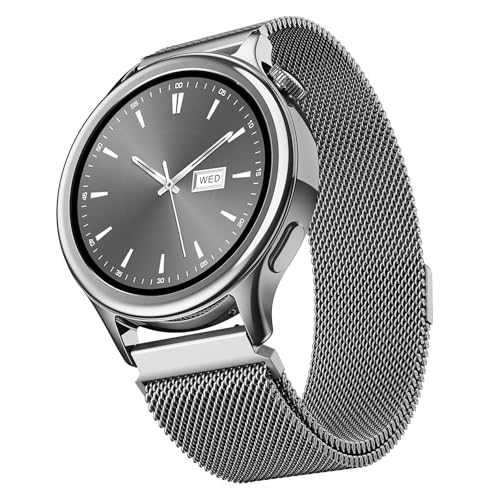 Boat Enigma Gem Women's Luxury Smart Watch w/ 1.19” (3.02cm) AMOLED Display, Emergency SOS Live Location Sharing, Female Wellness, Watch Face Studio, BT Calling, Watch for Woman (Metallic Black)|B0DFYJWHRC