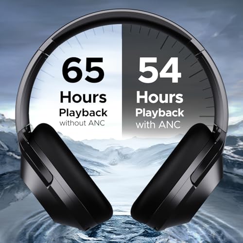 boAt Nirvana 751 ANC,65Hrs Battery,Hybrid (~33dB),Fast Charge,Ambient Sound Mode,Button Controls,Immersive Sound,Carry Pouch,Bluetooth Over Ear Headphones,Wireless Headphone with Mic(Gunmetal Grey)|B09MTRDQB5