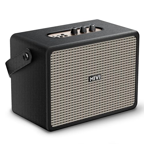 Mivi SuperBox Classic 120W Portable Bluetooth Speaker [New Launch] | Premium Sound with Built-in Subwoofer, Bass & Treble Control Knobs, AUX & USB Support | Made in India - Nalanda Enterprises