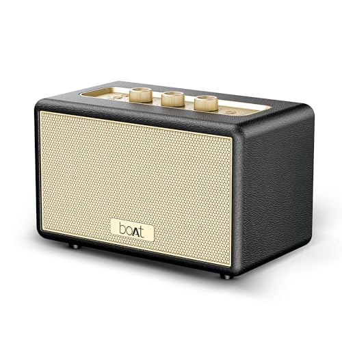 Stone Opus, 80W Signature Sound, 12HRS Battery, Multilink Connectivity, Built-in Subwoofer, Premium Design, TWS, Bluetooth Speaker, Wireless Speaker, Portable Speaker (Caramel Brown)|B0DQKVF2H4