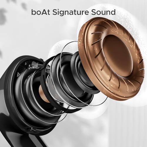 Boat Airdopes 163 in Ear Wireless Earbuds with 40 HRS Battery, Fast Charge, 13mm Drivers, IPX5, Quick Touch Response Control (Active Black)|B0CNRFYLV8