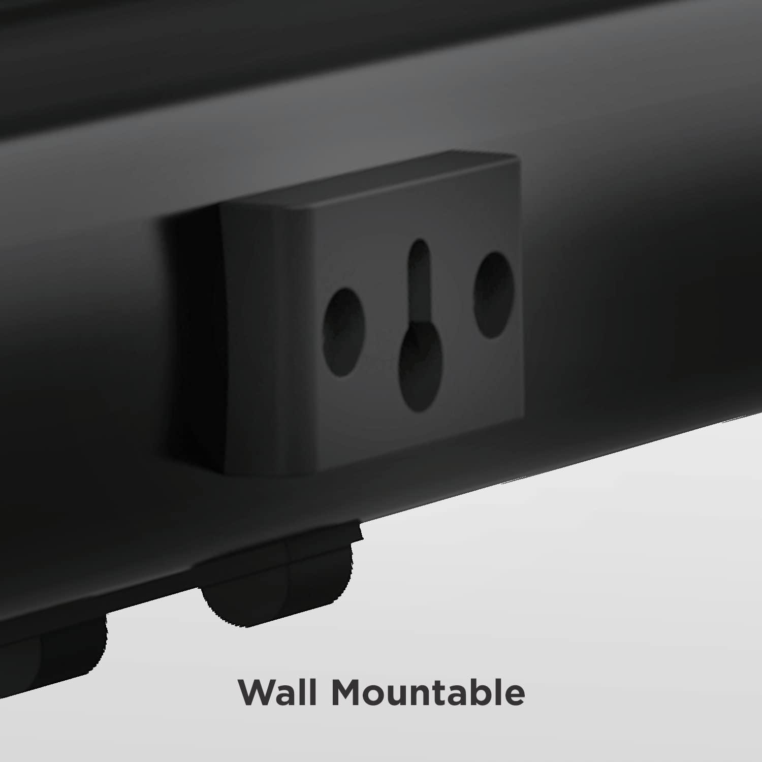 boAt AAVANTE Bar 1800 120W 2.1 Channel Bluetooth Soundbar Signature Sound, Wireless Subwoofer, Multiple Connectivity Modes, Entertainment Modes(Premium Black) - Nalanda Enterprises