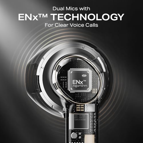 Boat Airdopes 131 Gen 2, 13mm Drivers, 70H Battery, ENx Tech, Beast Mode 45 ms Low Latency, ASAP Charge, Bluetooth Earbuds, TWS Ear Buds Wireless Earphones with mic (Carbon Black)|B0FPLP7SMZ