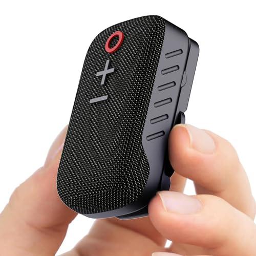 Portronics Talk Three Wearable Bluetooth Speaker with Mic, Magnetic/Spring Clip-On, Upto 10Hours Playtime, IPX5 Water/Dust Resistant, Bluetooth 5.3v, Big Buttons, Portable Speaker with Microphone - Nalanda Enterprises