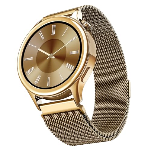 Boat Enigma Gem Women's Luxury Smart Watch w/ 1.19” (3.02cm) AMOLED Display, Emergency SOS Live Location Sharing, Female Wellness, Watch Face Studio, BT Calling, Watch for Woman (Metallic Black)|B0DFYJWHRC
