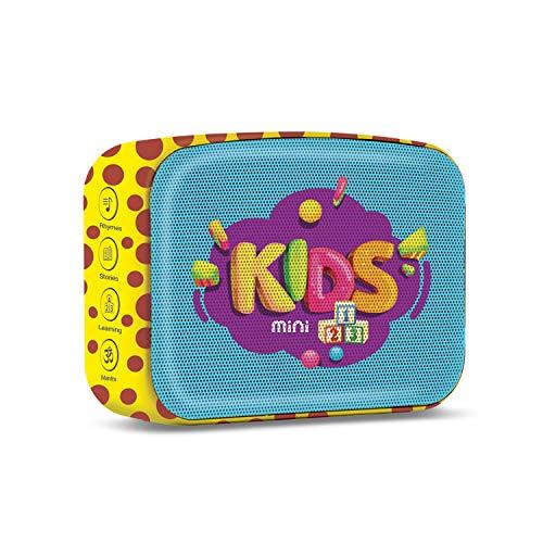 Carvaan Saregama Mini Kids - Pre-Loaded with Stories, Rhymes, Learnings, Mantras with Bluetooth/USB/Aux in-Out - Nalanda Enterprises