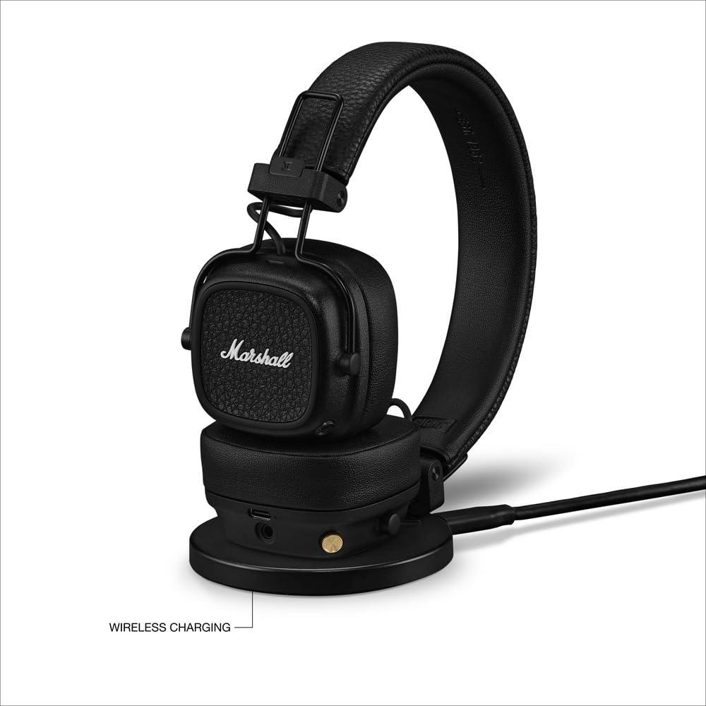 Marshall Major V Wireless On-Ear Headphones, Black - Nalanda Enterprises