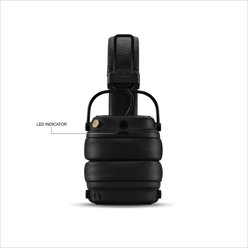 Marshall Major V Wireless On-Ear Headphones, Black - Nalanda Enterprises