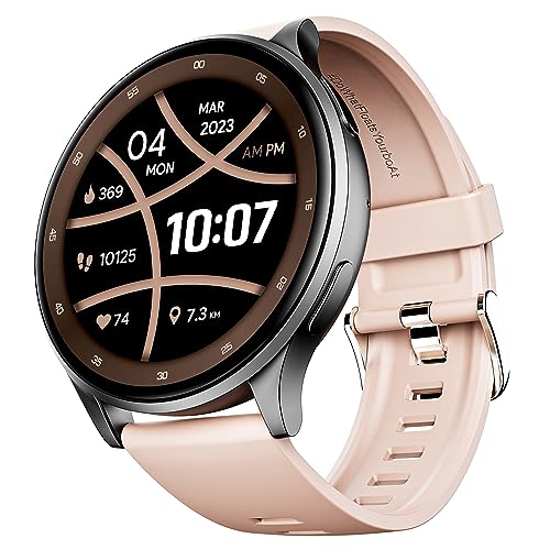 boAt Lunar Orb w/ 1.45" (3.6 cm) AMOLED Display, BT Calling, DIY Watch Face Studio, Coins, Crest App Health Ecosystem, Live Cricket & Football Scores, IP67, Smart Watch for Men & Women(Active Black)|B0CG255D44