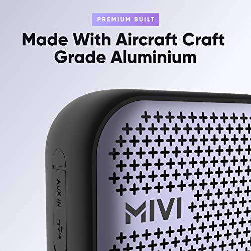 Mivi Roam 2 Bluetooth 5W Portable Speaker,24 Hours Playtime,Powerful Bass, Wireless Stereo Speaker with Studio Quality Sound,Waterproof, Bluetooth 5.0|B08PGYLCQB