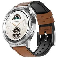 Noise Newly Launched Halo 2 Smart Watch 1st Ever Functional Rotating Dial (Axe-Cut Bezel), 1.43" AMOLED, Stainless Steel Build, Custom Transition Effects, BT Calling, Health Suite (Vintage Brown) - Nalanda Enterprises