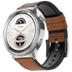 Noise Newly Launched Halo 2 Smart Watch 1st Ever Functional Rotating Dial (Axe-Cut Bezel), 1.43" AMOLED, Stainless Steel Build, Custom Transition Effects, BT Calling, Health Suite (Vintage Brown) - Nalanda Enterprises