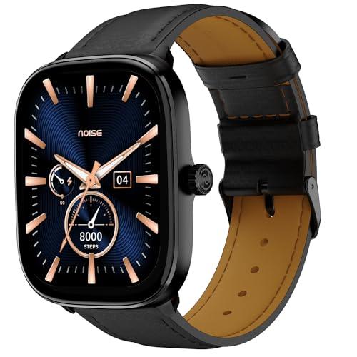 Noise New Macro Smart Watch with 2.0” HD Display,Metallic Finish BT Calling, Functional Crown, 7 Days Battery Life, Sleep Tracking, 200+ Watch Faces (Elite Black) - Nalanda Enterprises