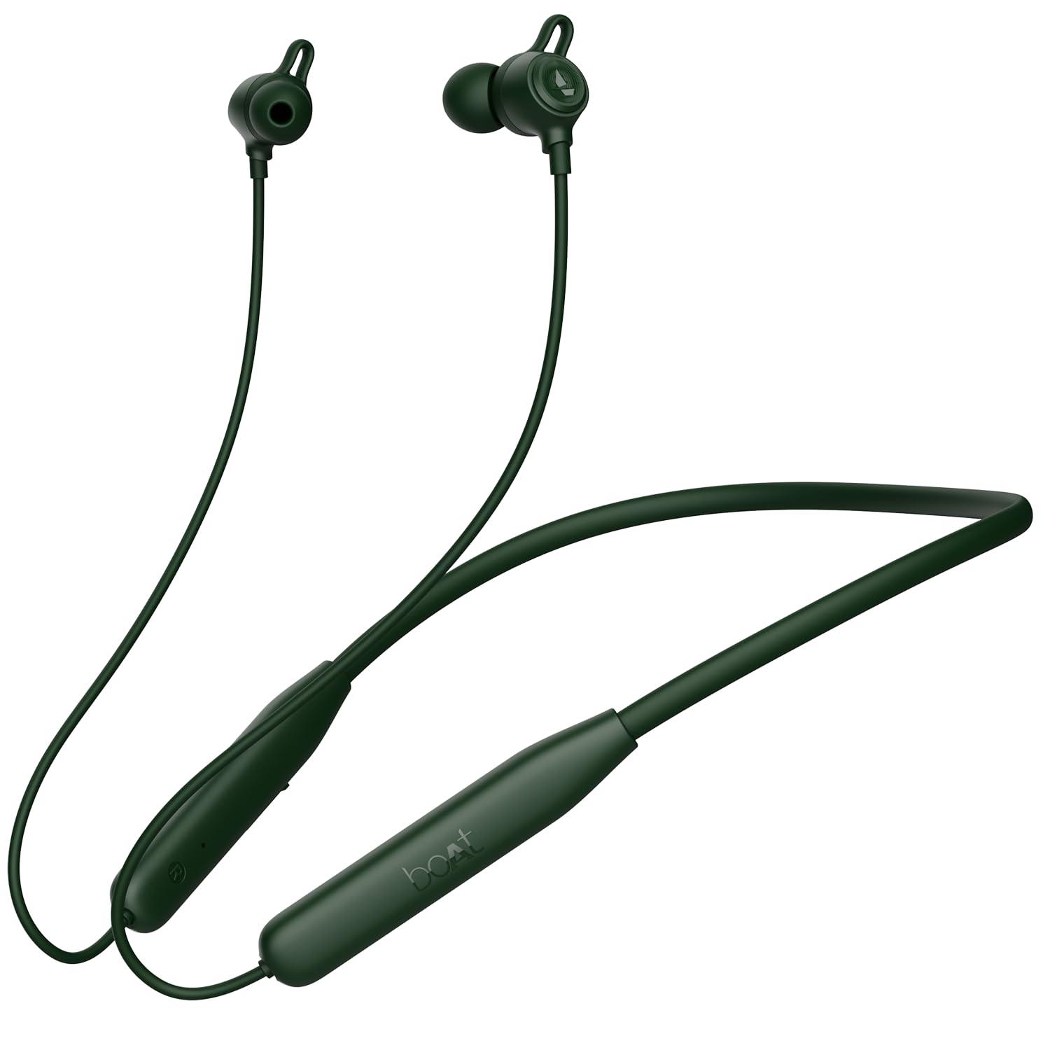 boAt Rockerz 109 Bluetooth Neckband with 40 hrs Playback,ENx Technology, Beast Mode (60ms), Magnetic Buds, Dual Pairing, ASAP Charge, IPX5 Water Resistance(Active Black) - Nalanda Enterprises
