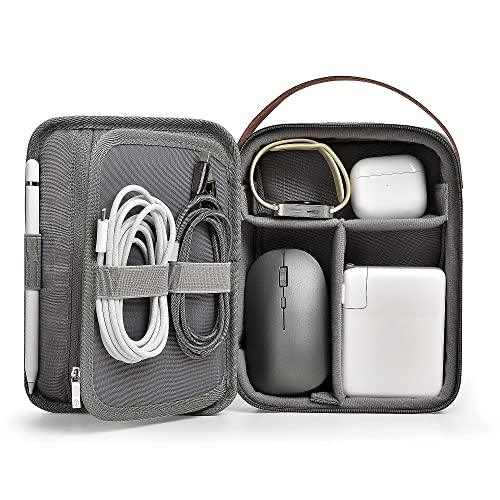 WIWU Electronics Organizer, Waterproof Travel Cable Organizer Bag, Large Capacity Organizer for Apple Pencil, Hard Drives, Phone, USB, By BEING ONE (Black) - Nalanda Enterprises