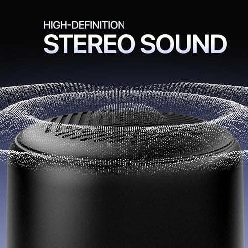 Mivi Play Bluetooth Speaker with 12 Hours Playtime. Wireless Speaker Made in India with Exceptional Sound Quality, Portable and Built in Mic-Black|B094RCC4L1