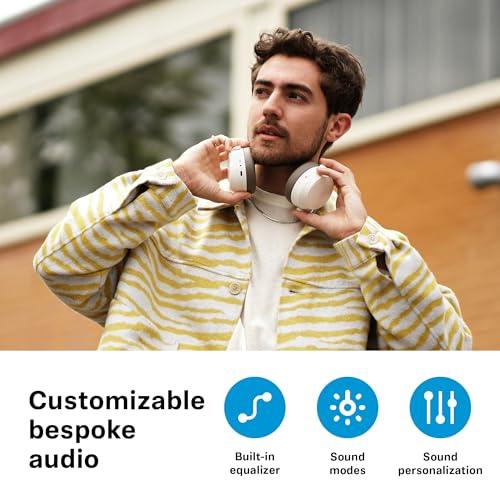 Sennheiser Momentum 4 Wireless Over Ear Headphones Designed in Germany - Bluetooth ANC 4 Digital Mics for Crystal Cear Calls,60H Battery, White - Nalanda Enterprises