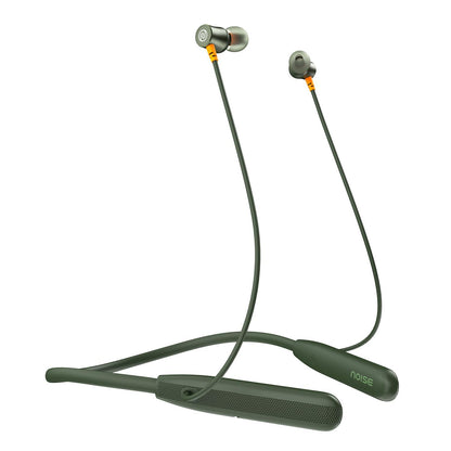 Noise Airwave Bluetooth in Ear Neckband with 50H of Playtime, 3 EQ Modes, ENC for Calling, Low Latency(Upto 50ms), 10mm Driver, BT v5.3(Jet Black) - Nalanda Enterprises